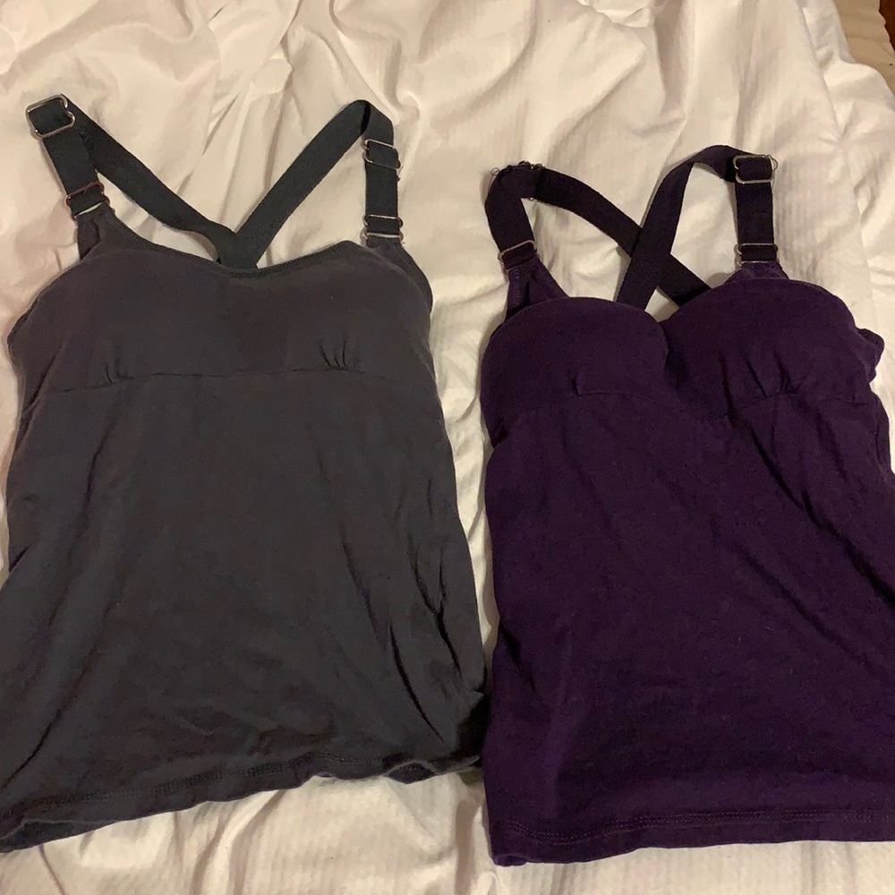 NWOT 2 work our sports bra shirts.